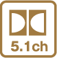 5.1chサラウンド